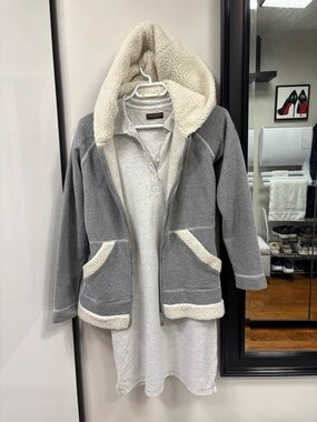 Napapijri Light Gray Polo with Floral and jacket
